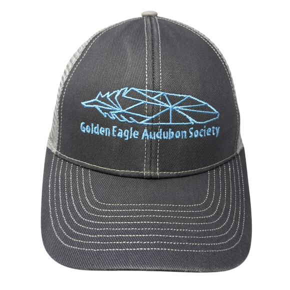 Golden Eagle Audubon Society Trucker Cap Gray One Size Adjustable Mesh Back - Picture 1 of 9